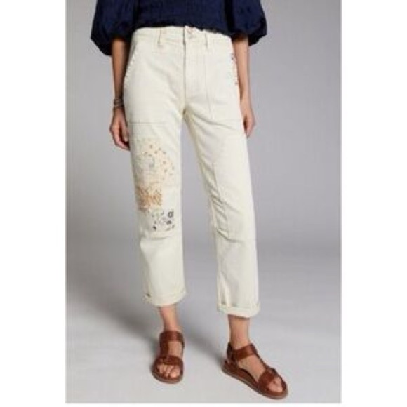 Pilcro Anthropologie the wonderer patchwork jeans - Picture 2 of 8